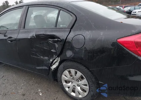 2012 Honda Civic Lx from USA, damaged, VIN 2HGFB2F57CH609946